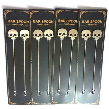 WOFU Direct Shipping 2pcs Stainless Steel Skull Bar Spoon Coffee Mojito Wine Cocktail Picks Whisks Drink Sticking Tools Bar Tool
WOFU Direct Shipping 2pcs Stainless Steel Skull Bar Spoon Coffee Mojito Wine Cocktail Picks Whisks Drink Sticking Tools Bar Tool