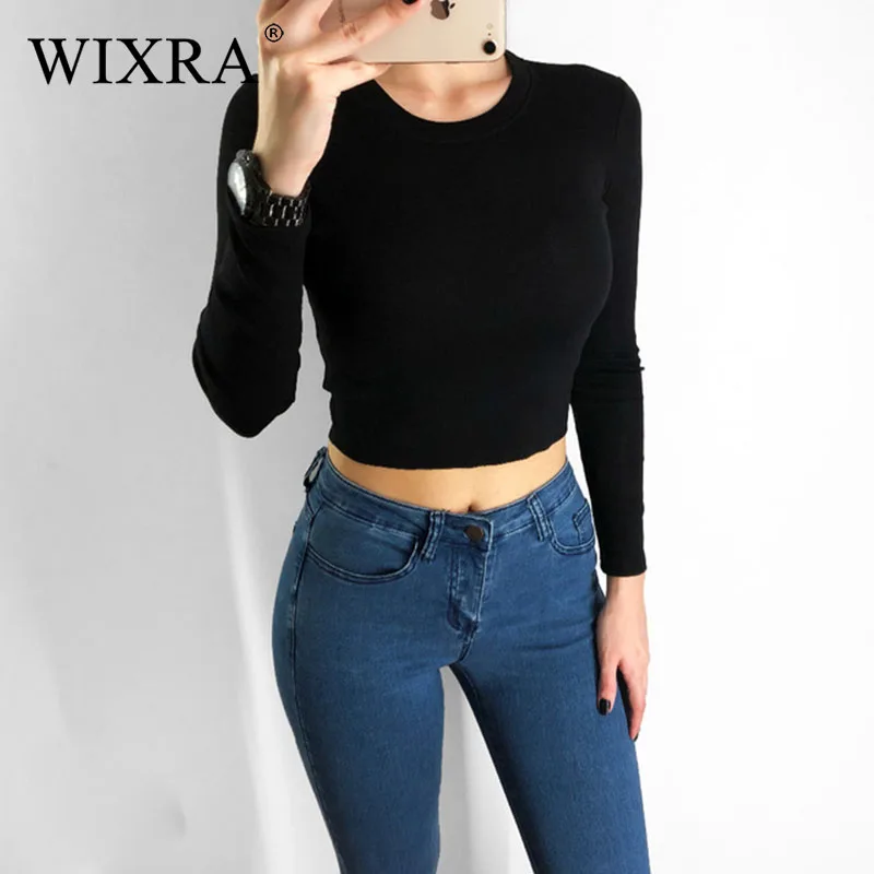 Wixra Basic O-Neck T shirt Women Cotton T-shirts Female Casual Tops Long Sleeve T-shirt Women Soft Elegant Solid Top Tees
Wixra Basic O-Neck T shirt Women Cotton T-shirts Female Casual Tops Long Sleeve T-shirt Women Soft Elegant Solid Top Tees