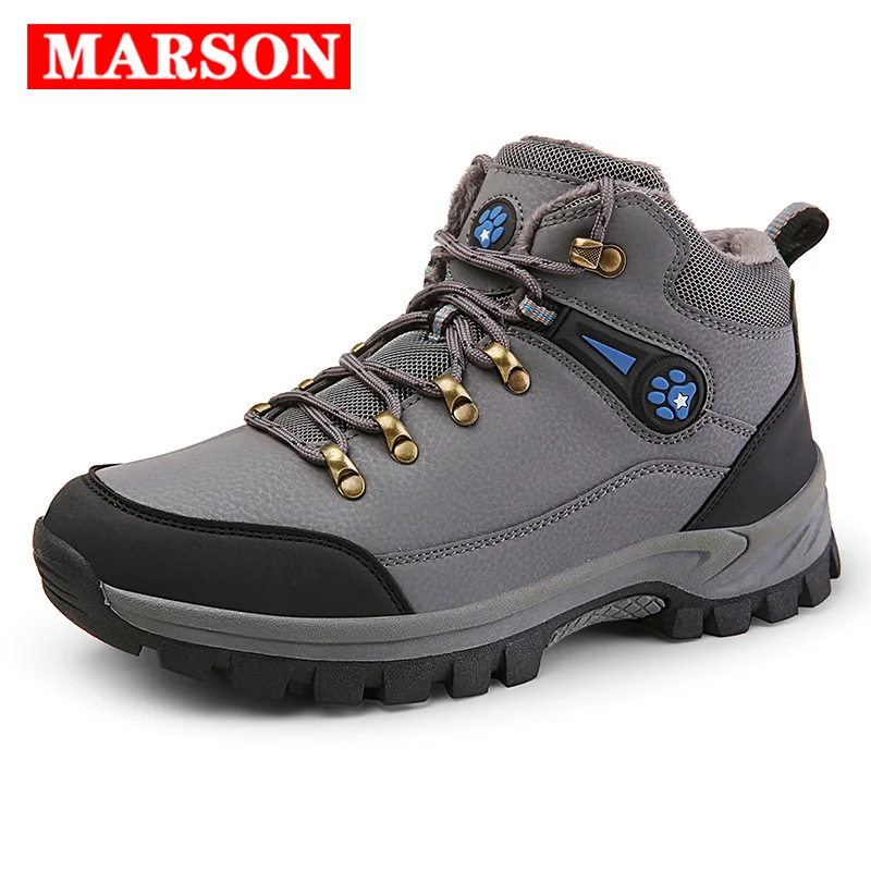 MARSON Winter Sneakers for Men Outdoor Hiking Shoes with Plush Inner Warm Mountain Trekking Boots Man Tourism Sneakers Outdoor
MARSON Winter Sneakers for Men Outdoor Hiking Shoes with Plush Inner Warm Mountain Trekking Boots Man Tourism Sneakers Outdoor