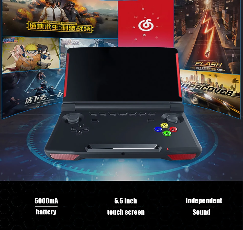 Powkiddy X18 Andriod Handheld Game Console 5.5 INCH 1280*720 Screen MTK8163 quad core 2G RAM 16G ROM Video Handheld Game Player
Powkiddy X18 Andriod Handheld Game Console 5.5 INCH 1280*720 Screen MTK8163 quad core 2G RAM 16G ROM Video Handheld Game Player