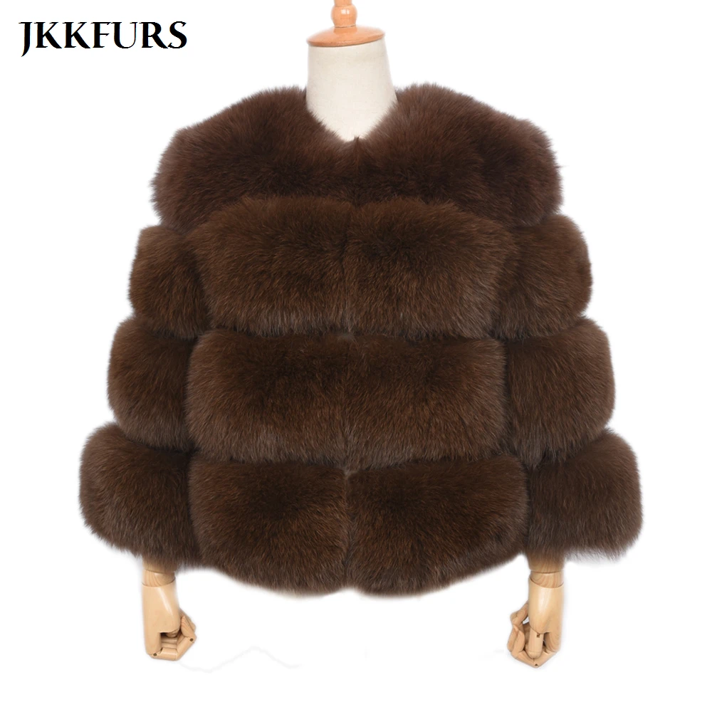 New Arrivals Women's Real Fox Fur Jacket Fashoin Luxury Chunky Coat Genuine Natural Fur Winter Thick Warm Fur Outwear S7489
New Arrivals Women's Real Fox Fur Jacket Fashoin Luxury Chunky Coat Genuine Natural Fur Winter Thick Warm Fur Outwear S7489