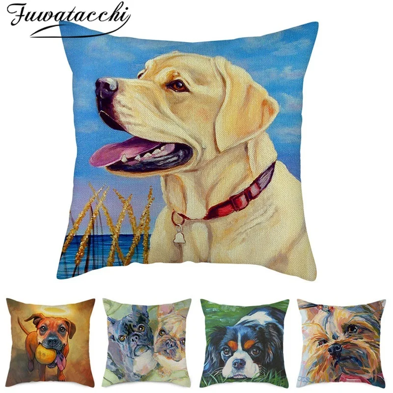 Fuwatacchi Dog Cat Cushion Cover Corgi Dog Throw Pillow Cover for Home Chair Sofa Decorative Pillows Linen Pillowcases 45*45cm
Fuwatacchi Dog Cat Cushion Cover Corgi Dog Throw Pillow Cover for Home Chair Sofa Decorative Pillows Linen Pillowcases 45*45cm