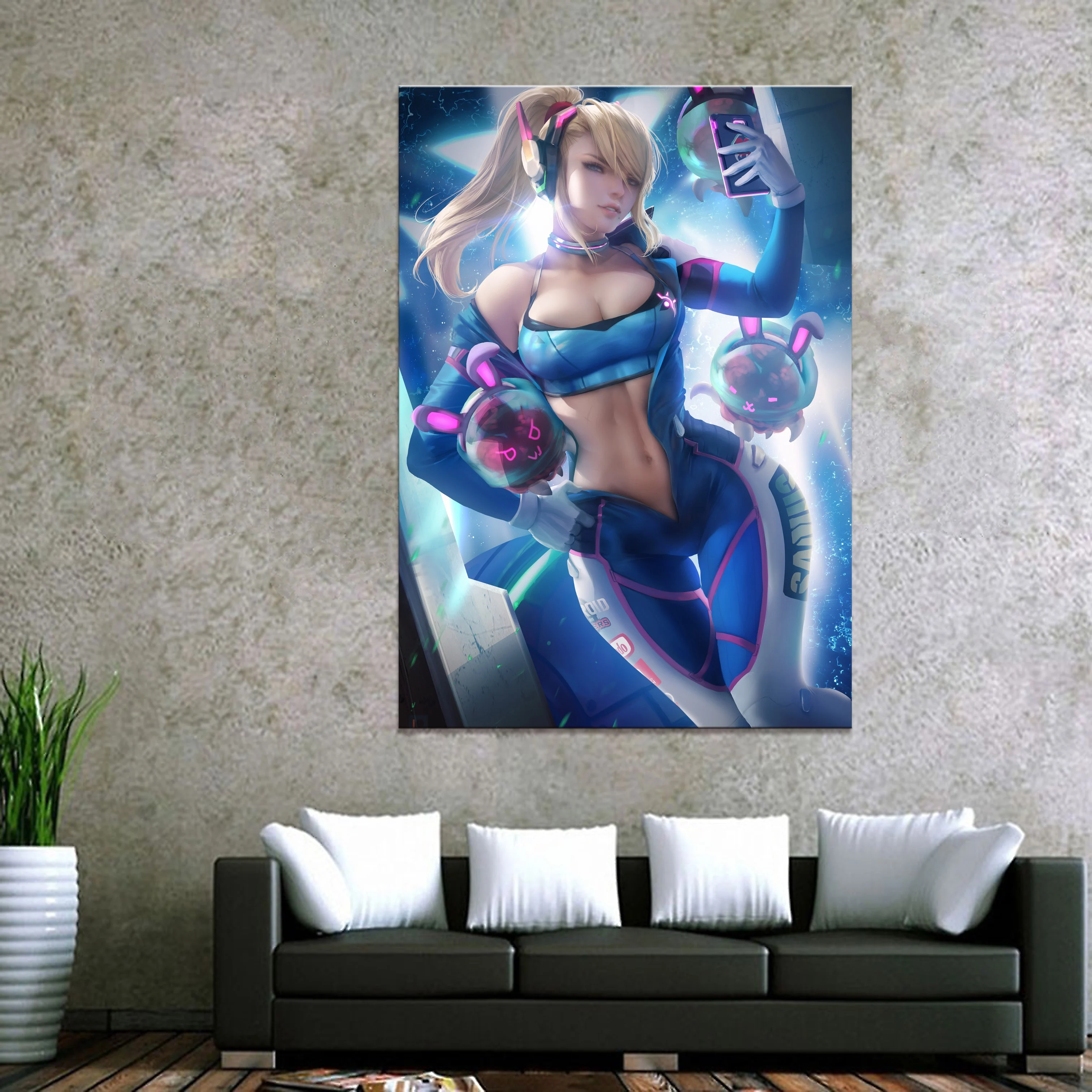 Framework Home Decor Modular Canvas Picture 1 Piece Blue D.Va Game Painting Poster Wall For Home Canvas Painting Wholesale
Framework Home Decor Modular Canvas Picture 1 Piece Blue D.Va Game Painting Poster Wall For Home Canvas Painting Wholesale