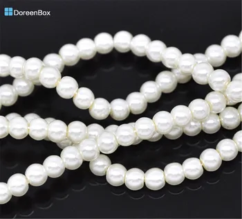 5 Strands Doreen Box Round Glass Pearl Beads 4mm For DIY Necklace Jewelry Making Findings Wholesale, 82cm Long, Hole: 1mm
5 Strands Doreen Box Round Glass Pearl Beads 4mm For DIY Necklace Jewelry Making Findings Wholesale, 82cm Long, Hole: 1mm