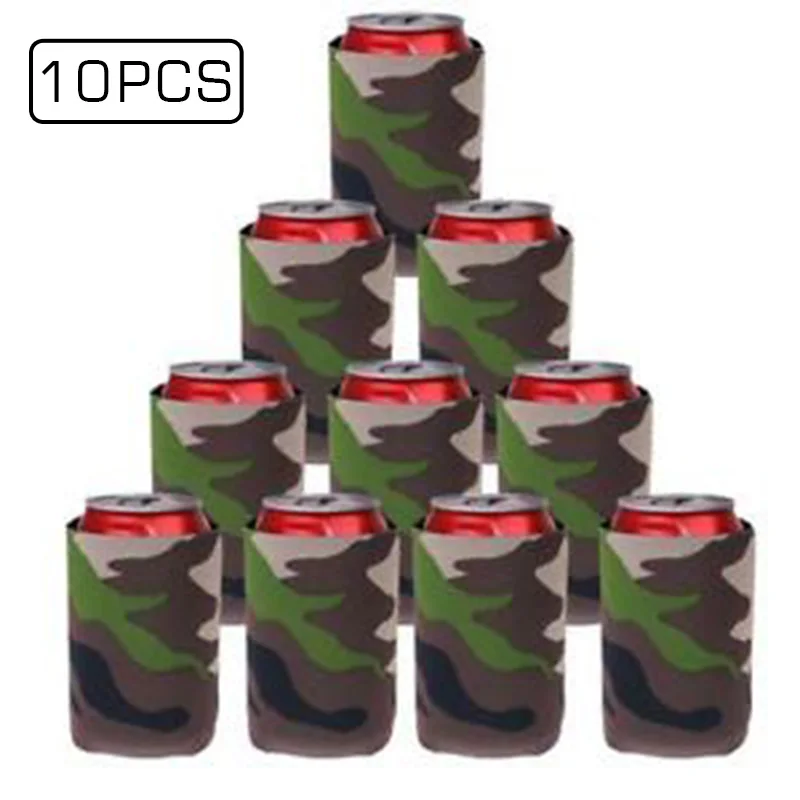 10pcs/Set Camouflage Canned Sleeve Cola Beer Drink Cans Neoprene Cup Sleeve 13*10CM Cooler Bags Heat Insulated Bottle Sleeves
10pcs/Set Camouflage Canned Sleeve Cola Beer Drink Cans Neoprene Cup Sleeve 13*10CM Cooler Bags Heat Insulated Bottle Sleeves