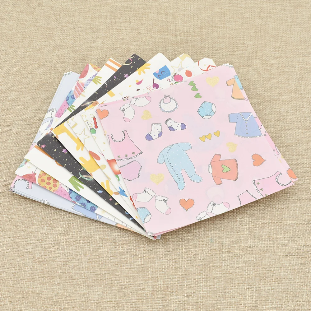 72pcs Mixed Cartoon Animal Giraffe Clothes Pattern Origami Paper For Children DIY Handmade Craft Scrapbook Paper
72pcs Mixed Cartoon Animal Giraffe Clothes Pattern Origami Paper For Children DIY Handmade Craft Scrapbook Paper