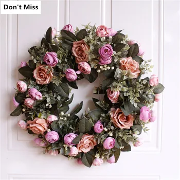 Artificial Wreaths Autumn Decoration Hawaii Flower Wreath Door Wall Hanging Ornaments Floral Garland Threshold Fake Decoracion
Artificial Wreaths Autumn Decoration Hawaii Flower Wreath Door Wall Hanging Ornaments Floral Garland Threshold Fake Decoracion