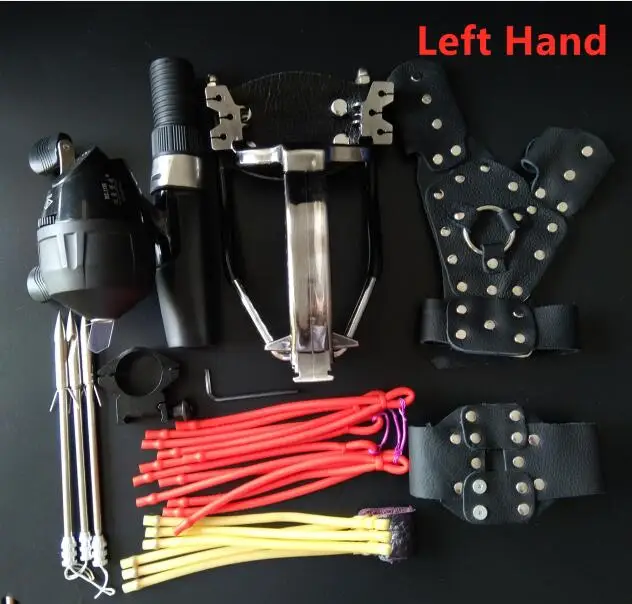 Powerful Slingshot Fishing Hunting Set Pro Fish Shooting Arrow Catapult with Fishing Reel Flashlight Fishing Hunting Accurate
Powerful Slingshot Fishing Hunting Set Pro Fish Shooting Arrow Catapult with Fishing Reel Flashlight Fishing Hunting Accurate