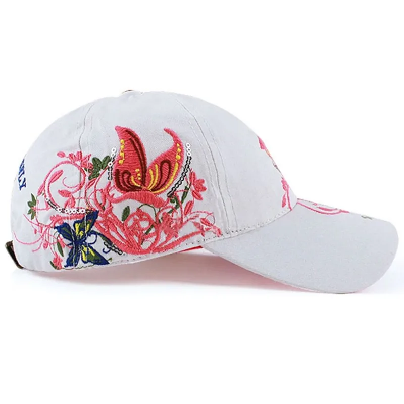 Female Cute Embroidery Butterfly Cap High Quality Baseball CapS Adjustable Cotton Casual Hats Snapback Cap Fashion For Women
Female Cute Embroidery Butterfly Cap High Quality Baseball CapS Adjustable Cotton Casual Hats Snapback Cap Fashion For Women