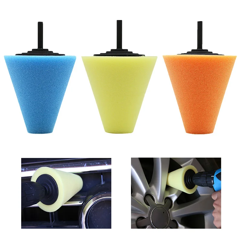 Do Promotion! Newest 1PC Car Wheel Hub Polish Repair Buffing Shank Polishing Sponge Cone Plastic Foam Pad
Do Promotion! Newest 1PC Car Wheel Hub Polish Repair Buffing Shank Polishing Sponge Cone Plastic Foam Pad