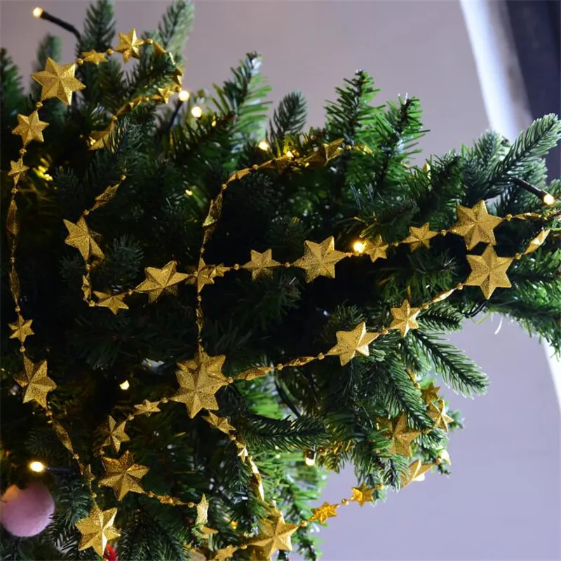 Explosion Models Gold Stars Christmas Bells Five-pointed Star Line Bead String Christmas Accessories Stage Flowers Arrangement
Explosion Models Gold Stars Christmas Bells Five-pointed Star Line Bead String Christmas Accessories Stage Flowers Arrangement