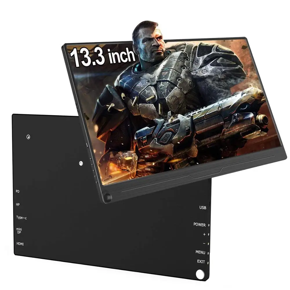 13.3" Game Monitor Portable Computer Monitor IPS Display Resolution 1920×1080 Support One TYPE-C Connect HDR LCD Screen Speaker
13.3" Game Monitor Portable Computer Monitor IPS Display Resolution 1920×1080 Support One TYPE-C Connect HDR LCD Screen Speaker