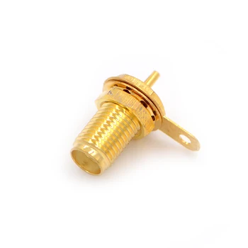 2018 Brass SMA-KY RF Connector SMA Female Socket Jack Panel Mount with Nut Bulkhead Handle Straight Solder RF Connector
2018 Brass SMA-KY RF Connector SMA Female Socket Jack Panel Mount with Nut Bulkhead Handle Straight Solder RF Connector