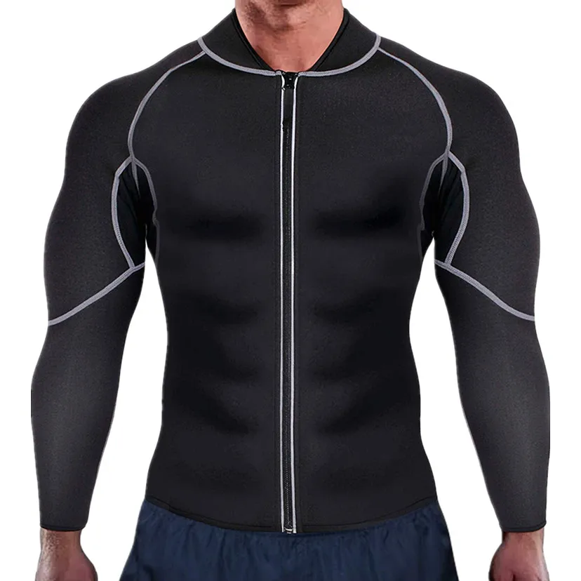 Men's Slimming Tops Trinmmer Shirts Jacket with Long Sleeve Fitness Tights Weight Loss Neoprene Sauna Waist Trainer Body Shapers
Men's Slimming Tops Trinmmer Shirts Jacket with Long Sleeve Fitness Tights Weight Loss Neoprene Sauna Waist Trainer Body Shapers