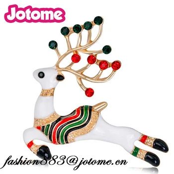 gold-tone Christmas Enamel Rhinestone Reindeer brooches/Large jewelry Christmas deer pins for cothing
gold-tone Christmas Enamel Rhinestone Reindeer brooches/Large jewelry Christmas deer pins for cothing