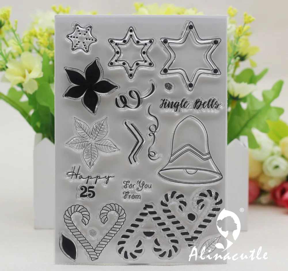 AlinaCraft CLEAR STAMPS Cutting dies layered christmas bell Scrapbook Card paper craft silicon rubber roller transparent stamps
AlinaCraft CLEAR STAMPS Cutting dies layered christmas bell Scrapbook Card paper craft silicon rubber roller transparent stamps