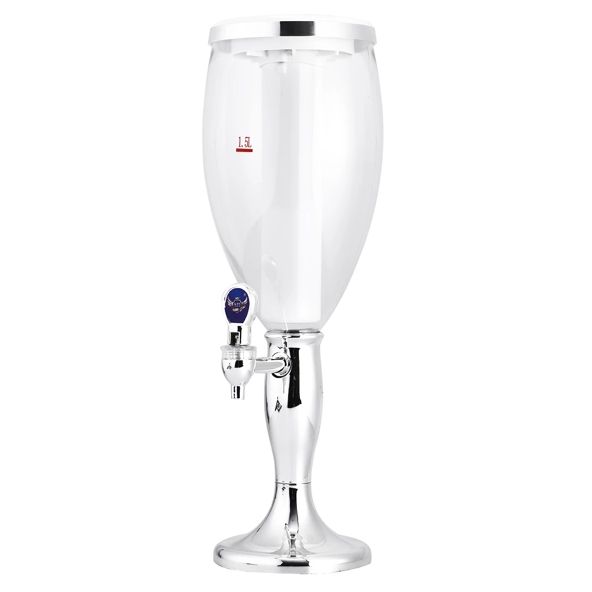 ROSENICE 1.5L Plastic Tabletop Wine Beer Tower Beverage Juice Dispenser with LED Colorful Shinning Lights Bar Tools
ROSENICE 1.5L Plastic Tabletop Wine Beer Tower Beverage Juice Dispenser with LED Colorful Shinning Lights Bar Tools