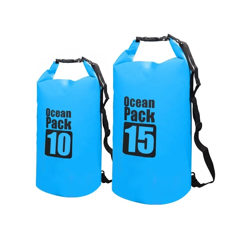 

2L/5L/10L/15L/20L/30L Super Light PVC Dry Bag for Kayaking Rafting Surfing Sport Swimming Drift Sack Portable River Trekking Bag