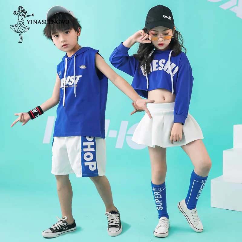 Jazz Dance Costume Children Street Dance Clothes Hip Hop Korean Version of Jazz Umbilical Children's Short-sleeved Costumes
Jazz Dance Costume Children Street Dance Clothes Hip Hop Korean Version of Jazz Umbilical Children's Short-sleeved Costumes