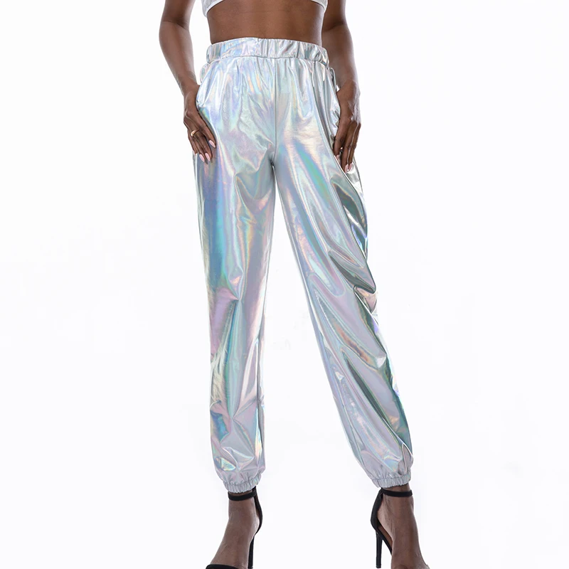 YSDNCHI Club High Waist Trousers Shiny Sexy Joggings Loose Pants Clubwear Punk Ladies Trousers Polyester Women Clothes
YSDNCHI Club High Waist Trousers Shiny Sexy Joggings Loose Pants Clubwear Punk Ladies Trousers Polyester Women Clothes