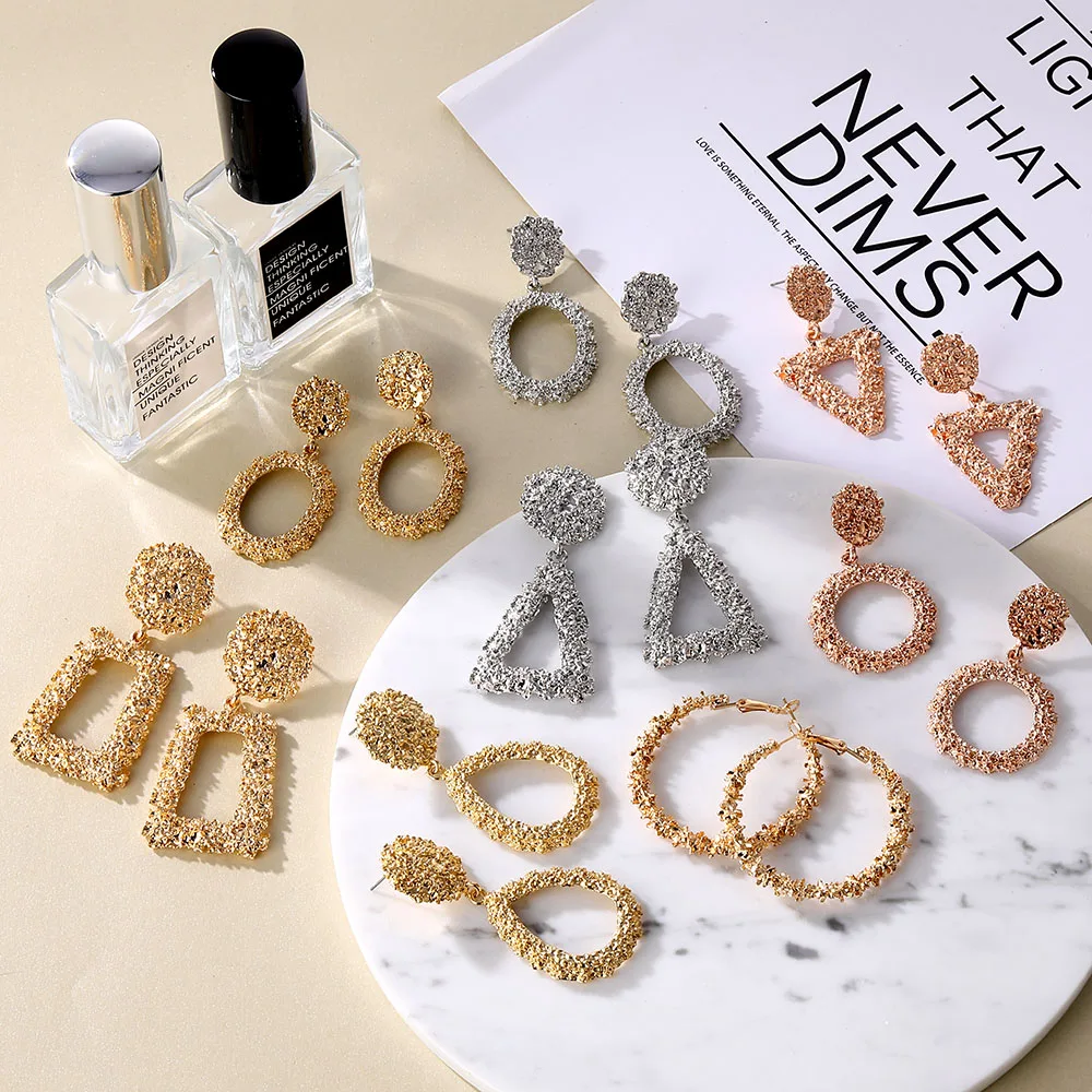 VKME large geometric earrings 2019 earrings women's earrings girls Korean version of the big circle earrings Brinco fashion jewe
VKME large geometric earrings 2019 earrings women's earrings girls Korean version of the big circle earrings Brinco fashion jewe