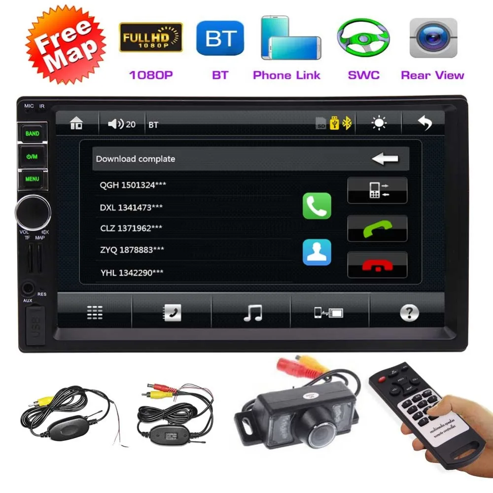 Car 7 inche Double Din GPS Navigation Capacitive Touchscreen in Dash Stereo Car Receiver Audio Video Player Bluetooth FM Radio
Car 7 inche Double Din GPS Navigation Capacitive Touchscreen in Dash Stereo Car Receiver Audio Video Player Bluetooth FM Radio