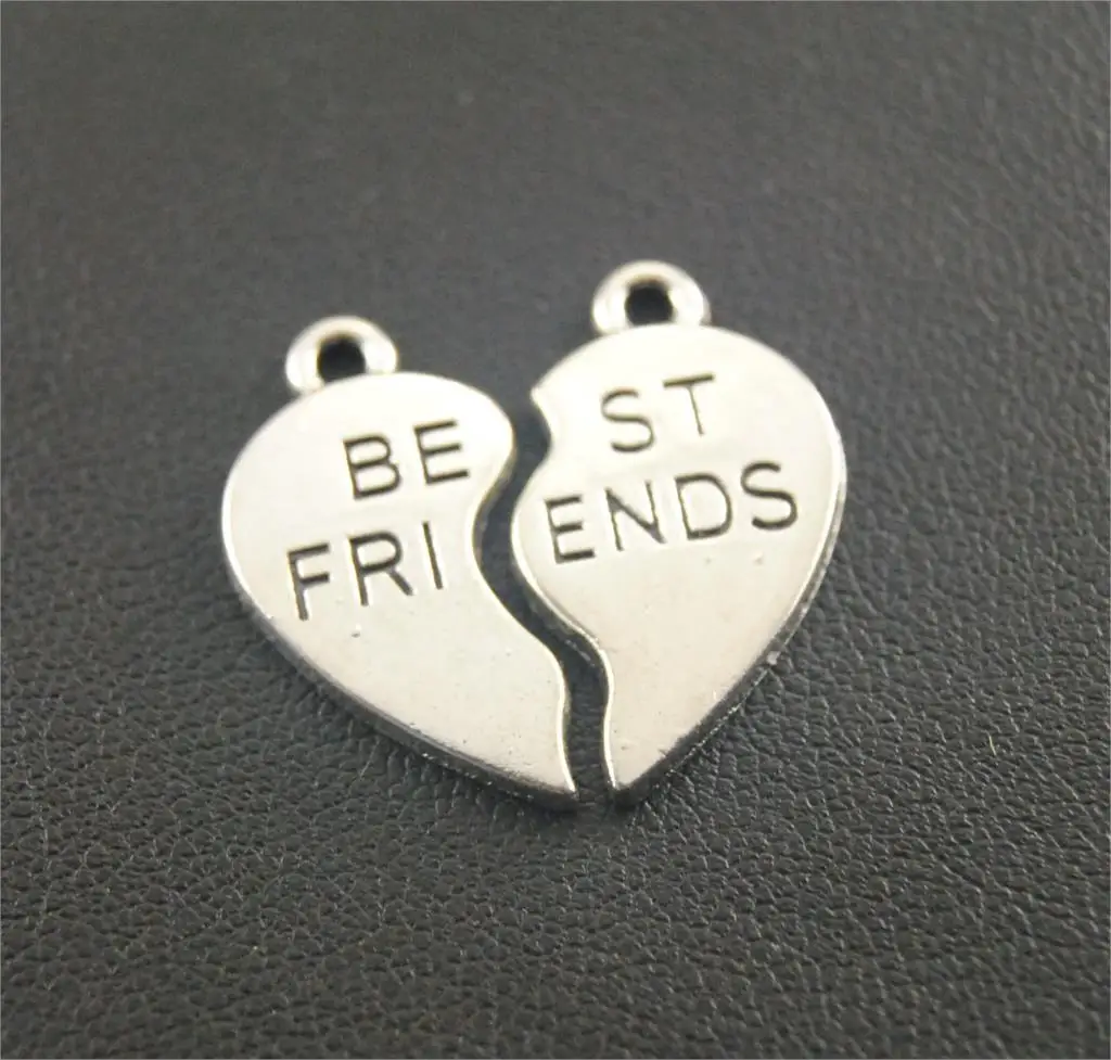5sets Antique Silver Best Friends Jigsaw Puzzle Piece Charm DIY Handmade Jewelry Findings 23x24mm A152
5sets Antique Silver Best Friends Jigsaw Puzzle Piece Charm DIY Handmade Jewelry Findings 23x24mm A152