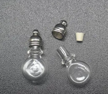 100pcs 25x13mm flat ball metal cap with rubber plug glass vial bottle locket perfume oil necklace pendant diy jewelry charm gift
100pcs 25x13mm flat ball metal cap with rubber plug glass vial bottle locket perfume oil necklace pendant diy jewelry charm gift