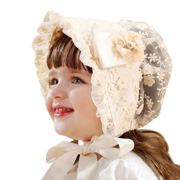 Lace Girls Hat Flower Princess Sun Hat Lace Up Girls Palace Beanie European Style Baby Hat Spring Autumn Baby Girls Clothing
Lace Girls Hat Flower Princess Sun Hat Lace Up Girls Palace Beanie European Style Baby Hat Spring Autumn Baby Girls Clothing