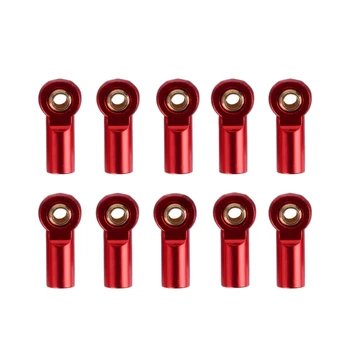 10Pcs M3 Ball Joint Link Bar Rod Seals Ball Head Tie Rod End For 1/10 Rc Truck Car Truck Buggy Red
10Pcs M3 Ball Joint Link Bar Rod Seals Ball Head Tie Rod End For 1/10 Rc Truck Car Truck Buggy Red