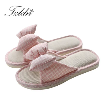 TZLDN Natural Flax Woman Home Slippers 2019 Indoor Bow Lattice Shoes Casual Flip-flops For Summer Women Open Toe Slides
TZLDN Natural Flax Woman Home Slippers 2019 Indoor Bow Lattice Shoes Casual Flip-flops For Summer Women Open Toe Slides