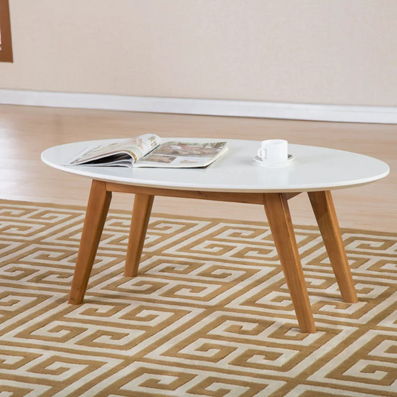 Simple coffee table oval white solid wood casual coffee table apartment hotel tea table
Simple coffee table oval white solid wood casual coffee table apartment hotel tea table