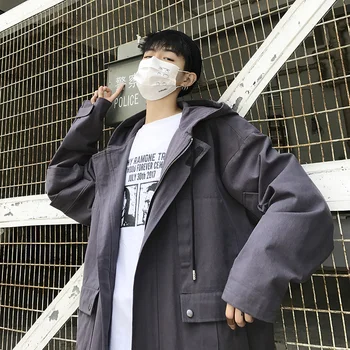2018 Autumn New Men's Fashion Temperament Long-sleeved Personality Casual Solid Color Cotton Loose Youth Wild Hooded Jacket
2018 Autumn New Men's Fashion Temperament Long-sleeved Personality Casual Solid Color Cotton Loose Youth Wild Hooded Jacket