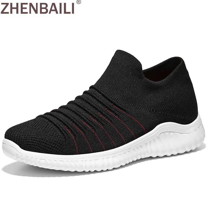 ZHENBAILI Black White Breathable Knit Low Upper Chunky Sneakers 2019 Autumn Lightweight Slip On Flat Walking Shoes Men Trainers
ZHENBAILI Black White Breathable Knit Low Upper Chunky Sneakers 2019 Autumn Lightweight Slip On Flat Walking Shoes Men Trainers