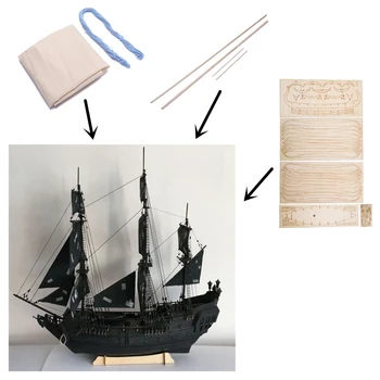 1/96 Black Pearl ship kit 3d Laser Cut Diy model Black Pearl Wood Model ship Kit Train Hobby Scale Wooden Ship Model Kit
1/96 Black Pearl ship kit 3d Laser Cut Diy model Black Pearl Wood Model ship Kit Train Hobby Scale Wooden Ship Model Kit