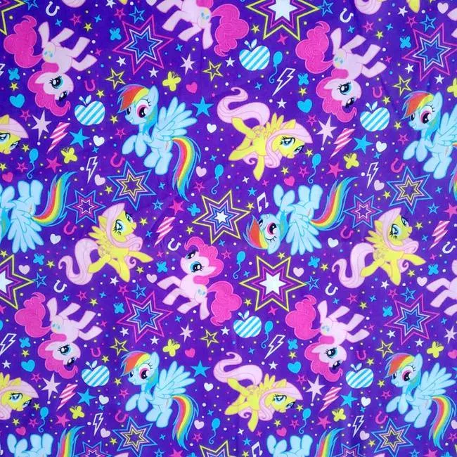 100*110cm Rainbow star pony Cotton Sewing Fabric DIY Handmade Material Hometextile Patchwork
100*110cm Rainbow star pony Cotton Sewing Fabric DIY Handmade Material Hometextile Patchwork