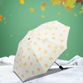 Fashion Unisex Manual Triple Folding Maple Leaf Pattern Umbrella Anti UV Windproof Sunshade Parasol
Fashion Unisex Manual Triple Folding Maple Leaf Pattern Umbrella Anti UV Windproof Sunshade Parasol