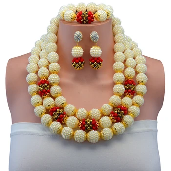 New Arrival White Red Bride Necklace Set Choker Gold-ColorJewelry Sets Crystal Beads Necklace Set For Wedding Free Shipping
New Arrival White Red Bride Necklace Set Choker Gold-ColorJewelry Sets Crystal Beads Necklace Set For Wedding Free Shipping