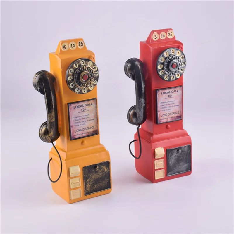 Creative Household Antique Deposit Tank Set-up Machine Synthetic Resin Handicrafts Old Telephone Decor
Creative Household Antique Deposit Tank Set-up Machine Synthetic Resin Handicrafts Old Telephone Decor