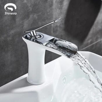 Shinesia Chrome Basin Faucet Single Handle Bathroom Mixer Tap Deck Mounted Brass Hot and Cold Water Tap Basin Sink Mixer Taps
Shinesia Chrome Basin Faucet Single Handle Bathroom Mixer Tap Deck Mounted Brass Hot and Cold Water Tap Basin Sink Mixer Taps