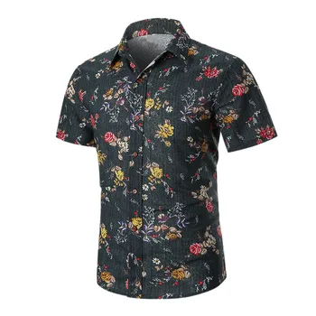 Fashion Men'S Short Sleeve Shirts Hawaiian Beach Shirt Summer Casual Flower Print Shirt Button Down Shirts Holiday Party C
Fashion Men'S Short Sleeve Shirts Hawaiian Beach Shirt Summer Casual Flower Print Shirt Button Down Shirts Holiday Party C