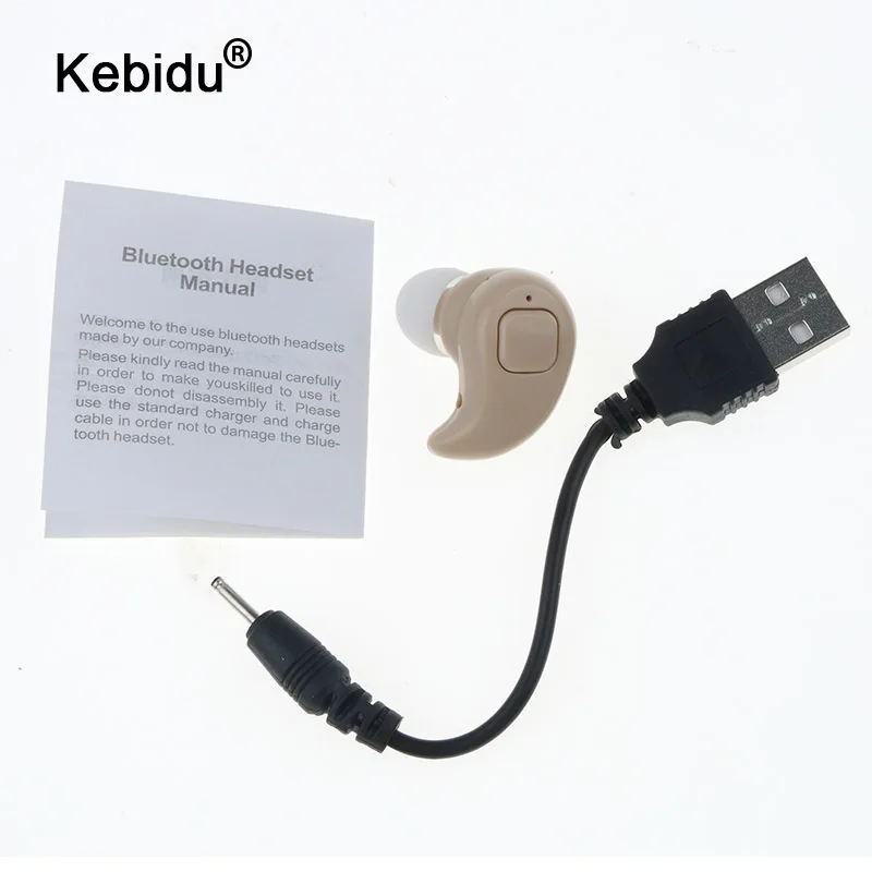 Kebidu мини беспроводного Bluetooth (голубой зуб) наушника спортивные S530X стерео