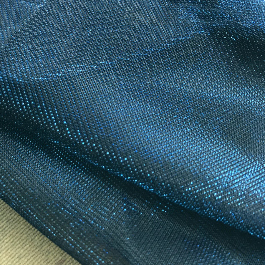 Блестящая синяя сетчатая Тюлевая ткань 3 метра шириной 150 см, 59 дюймов, материалы для вечернего платья, одежды, MM459