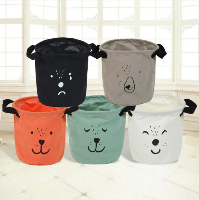 Practical Waterproof dirty Canvas Laundry basket Washing Clothes Beam Storage Basket Folding Storage Box Toys organizer
Practical Waterproof dirty Canvas Laundry basket Washing Clothes Beam Storage Basket Folding Storage Box Toys organizer