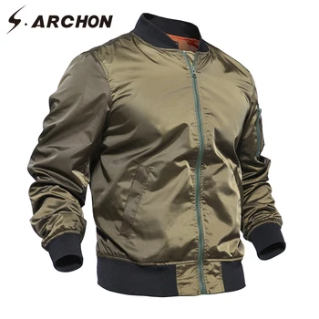 S.ARCHON Military Tactical Streetwear Jackets Men Autumn Air Force Windbreaker Jacket Clothes Casual Lightweight Pilot Coat
S.ARCHON Military Tactical Streetwear Jackets Men Autumn Air Force Windbreaker Jacket Clothes Casual Lightweight Pilot Coat