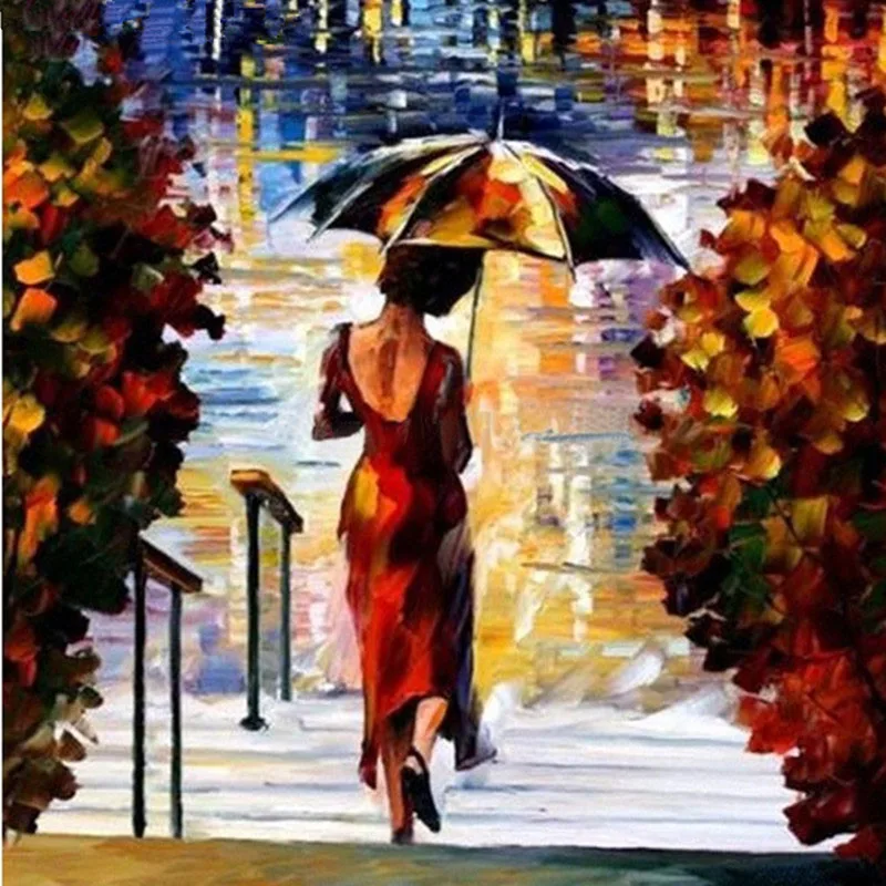 Diamond Embroidery Rain woman Diy 5D Diamond Painting Cross Stitch Crystal Square Rhinestone Mosaic Home Decor Full Drill
Diamond Embroidery Rain woman Diy 5D Diamond Painting Cross Stitch Crystal Square Rhinestone Mosaic Home Decor Full Drill