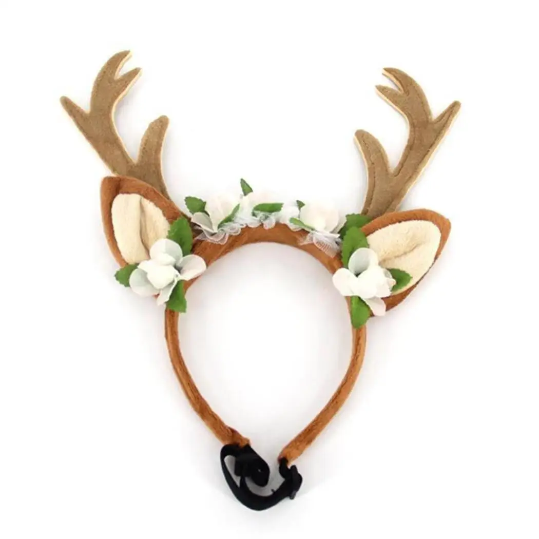 Pet Headband Reindeer Jewelry Dog Headress Flower Christmas As picture Holiday Cats, Dogs Supplies
Pet Headband Reindeer Jewelry Dog Headress Flower Christmas As picture Holiday Cats, Dogs Supplies