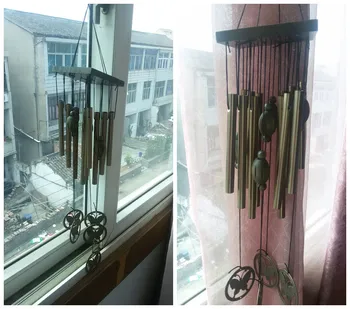 12 Metal Tubes Antique Grace Solid Bronze Antirust Copper Alloy Door Hanging Home Decor Wind Chime Wish Of Making Money Gifts
12 Metal Tubes Antique Grace Solid Bronze Antirust Copper Alloy Door Hanging Home Decor Wind Chime Wish Of Making Money Gifts