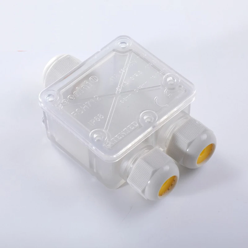 Transparent Waterproof junction box waterproof box IP68 grade junction box with terminal one into two out waterproof box
Transparent Waterproof junction box waterproof box IP68 grade junction box with terminal one into two out waterproof box
