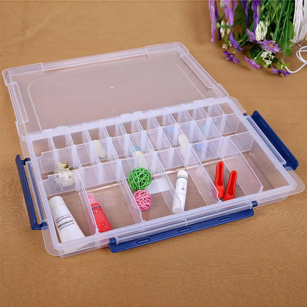 Transparent Plastic Storage Box Detachable 28 Grid Desktop Tackle Sewing Store LEGO Toy Accessories Jewelry Container Bead
Transparent Plastic Storage Box Detachable 28 Grid Desktop Tackle Sewing Store LEGO Toy Accessories Jewelry Container Bead